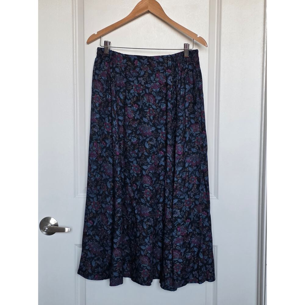 Vintage Pendleton Floral Maxi Skirt Set with Pockets - Picture 9 of 15